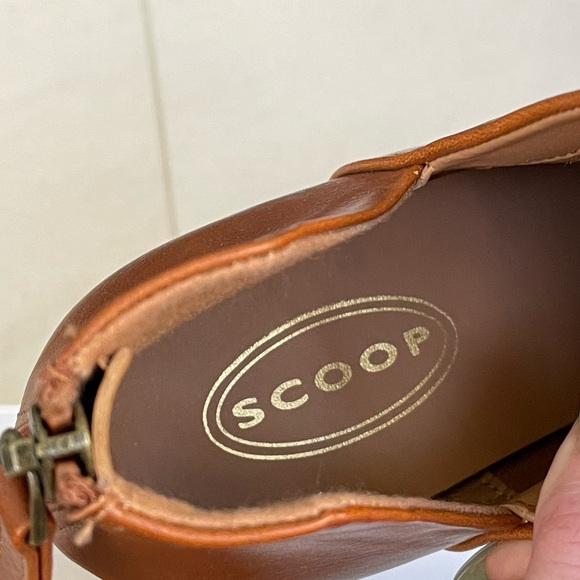 Scoop Heeled Booties in Cognac Color Size 7.5 - NEW WITH BOX - Picture 6 of 10